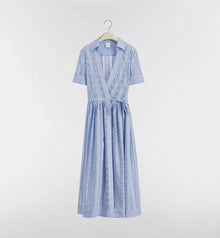 Robe Portefeuille Manches Courtes